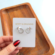 Load image into Gallery viewer, Luxe Bridget Hoops - Silver