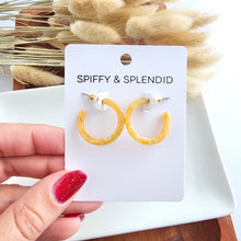 Load image into Gallery viewer, Cam Mini Hoops - Fall Leaves