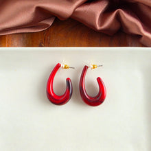 Load image into Gallery viewer, Julie Hoops - Crimson Red