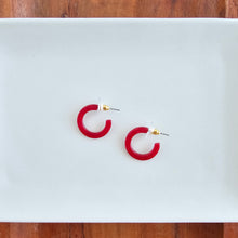 Load image into Gallery viewer, Micro Cam Mini Hoops - Scarlet