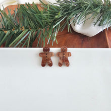 Load image into Gallery viewer, Gingerbread Studs - Brown Shimmer