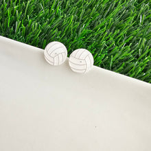 Load image into Gallery viewer, Glitter Volleyball Studs