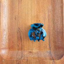 Load image into Gallery viewer, Claire Hair Claw Trio - Blue Tortoise, Snow Tortoise, and Fuchsia Tortoise
