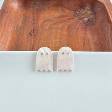 Load image into Gallery viewer, Ghost Studs - Light Pink Shimmer