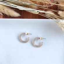 Load image into Gallery viewer, Micro Cam Mini Hoops - Cashmere