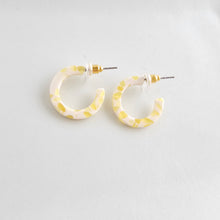 Load image into Gallery viewer, Micro Cam Mini Hoops - Buttercream Dot