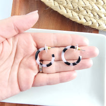 Load image into Gallery viewer, Cam Mini Hoops - Snow Tortoise