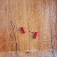 Load image into Gallery viewer, Mini Bella Studs - Scarlet