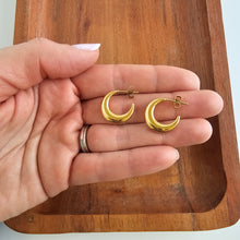 Load image into Gallery viewer, Luxe Selena Hoops - Gold