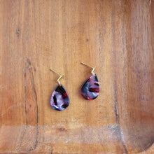 Load image into Gallery viewer, Leah Earrings - Burgundy