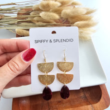 Load image into Gallery viewer, Aria Earrings - Maroon