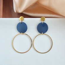 Load image into Gallery viewer, Sadie Earrings - Navy