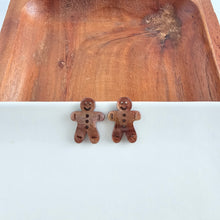 Load image into Gallery viewer, Gingerbread Studs - Brown Shimmer