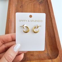Load image into Gallery viewer, Luxe Selena Hoops - Mini - Gold