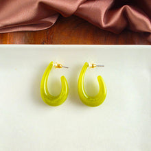 Load image into Gallery viewer, Julie Hoops - Olive Green