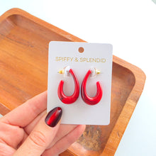 Load image into Gallery viewer, Julie Hoops - Crimson Red