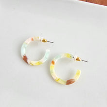 Load image into Gallery viewer, Cam Mini Hoops - Citron Zest