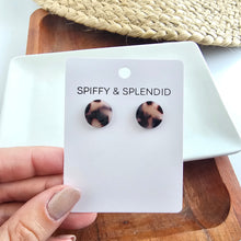 Load image into Gallery viewer, Sophie Studs - Blonde Tortoise