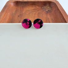 Load image into Gallery viewer, Sophie Studs - Fuchsia Tortoise