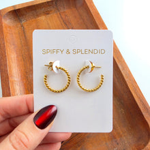 Load image into Gallery viewer, Luxe Tatum Hoops - Gold