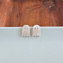 Load image into Gallery viewer, Mini Ghost Studs - Light Pink Shimmer