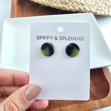 Load image into Gallery viewer, Sophie Studs - Olive Tortoise