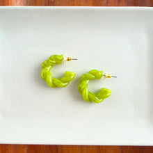 Load image into Gallery viewer, Ramona Hoops - Olive Green