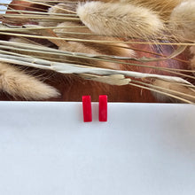 Load image into Gallery viewer, Mini Bella Studs - Scarlet
