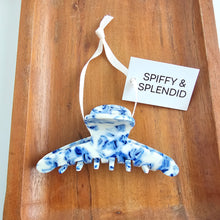 Load image into Gallery viewer, Callie Hair Claw - Greek Goddess Blue