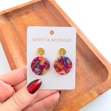Load image into Gallery viewer, Addy Earrings - Jewel Stained Glass