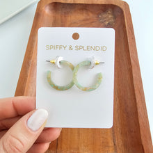 Load image into Gallery viewer, Cam Mini Hoops - Champagne Mint