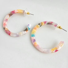 Load image into Gallery viewer, Camy Hoops - Mosaic