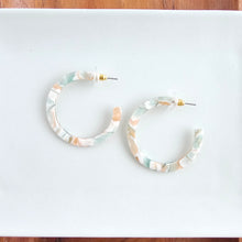 Load image into Gallery viewer, Camy Hoops - Creamsicle Mint