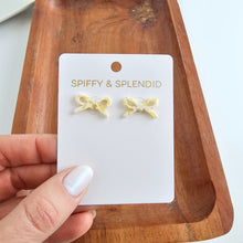 Load image into Gallery viewer, Bowie Studs - Buttercream Dot