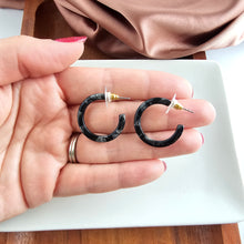 Load image into Gallery viewer, Cam Mini Hoops - Black