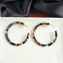 Load image into Gallery viewer, Cameron Hoops - Black & Bronze