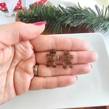 Load image into Gallery viewer, Gingerbread Studs - Brown Shimmer