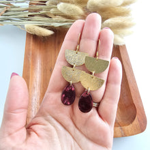 Load image into Gallery viewer, Aria Earrings - Maroon