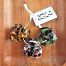 Load image into Gallery viewer, Claire Hair Claw Trio - Olive Tortoise, Blonde Tortoise, and Tortoise