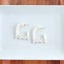 Load image into Gallery viewer, Ghost Hoops - Cream