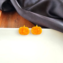 Load image into Gallery viewer, Pumpkin Patch Studs - Orange