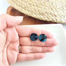 Load image into Gallery viewer, Sophie Studs - Blue Tortoise