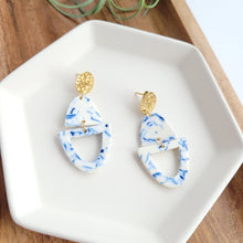 Load image into Gallery viewer, Athena Earrings- Greek Goddess Blue