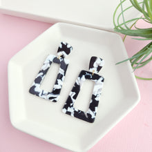Load image into Gallery viewer, Avery Earrings - Black & White