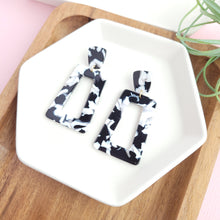 Load image into Gallery viewer, Avery Earrings - Black & White