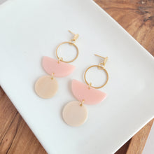 Load image into Gallery viewer, Wren Earrings - Blush & Linen