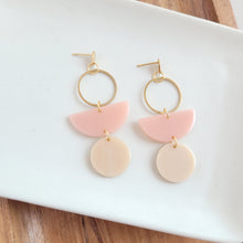 Load image into Gallery viewer, Wren Earrings - Blush & Linen