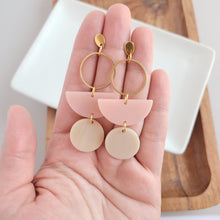 Load image into Gallery viewer, Wren Earrings - Blush & Linen