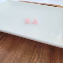 Load image into Gallery viewer, Hand Drawn Heart Studs - Pink