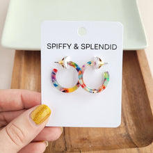 Load image into Gallery viewer, Cam Mini Hoops - Fiesta